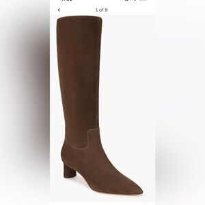 Vince Floris Suede Knee High Boots